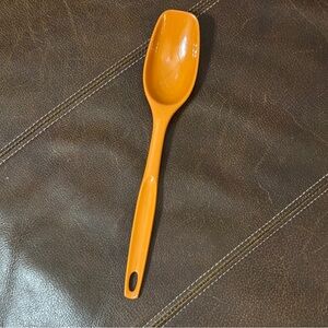Vintage Foley Orange‎  Nylon Plastic Serving Kitchen Spoon 11"